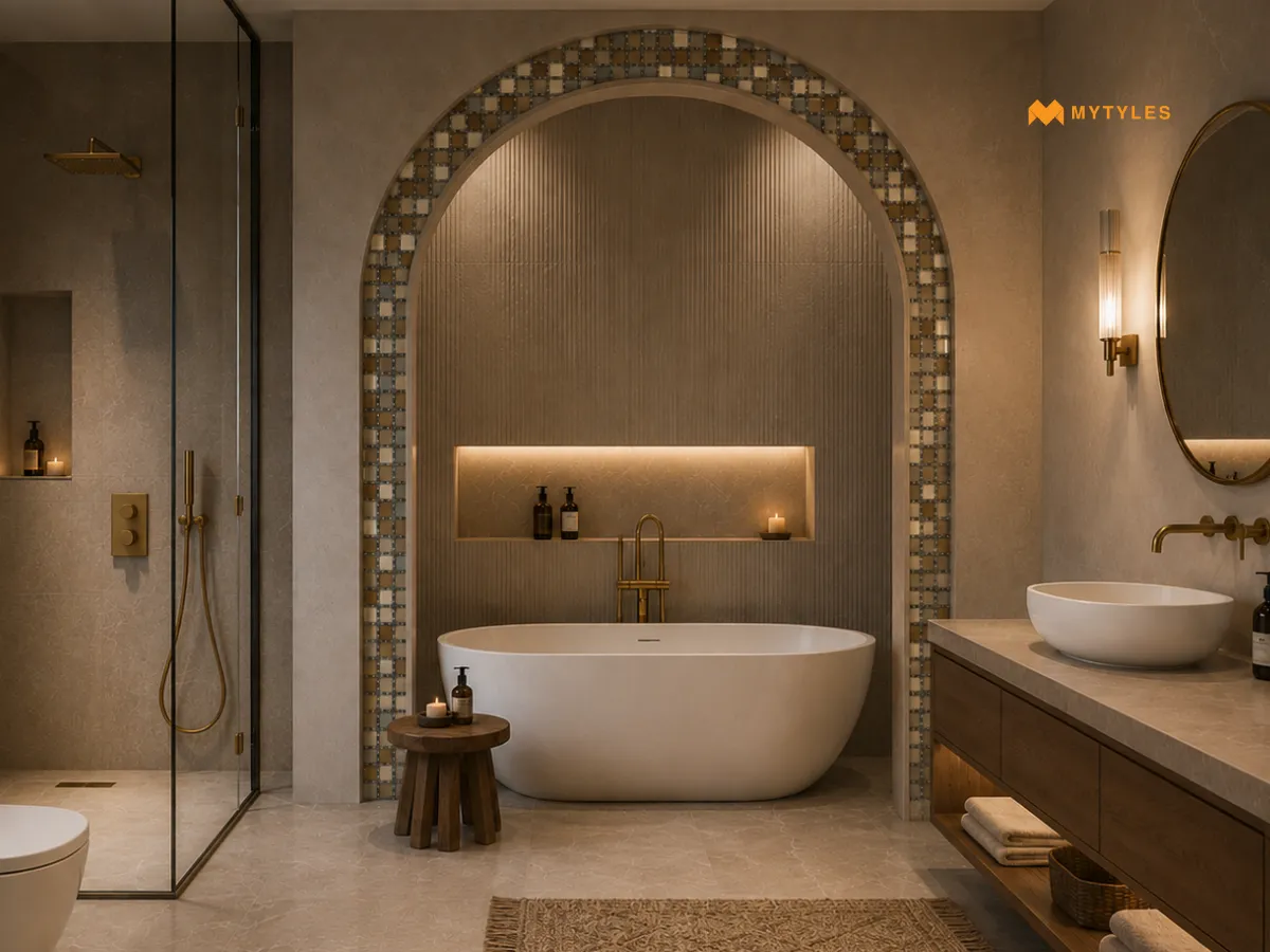 Glass Mosaic Strips for Archway Borders